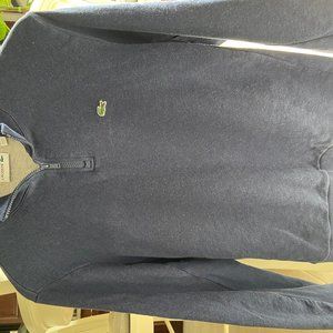 Mens Lacoste 3/4 zip pullover